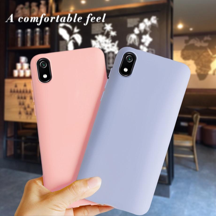 Чехол для телефона Xiaomi Redmi 7A 7 A Матовый Черный Силиконовый ТПУ Мягкие Чехлы Задняя Крышка Для Xiomi Redmi 7 7A Redmi7A Чехол Fundas