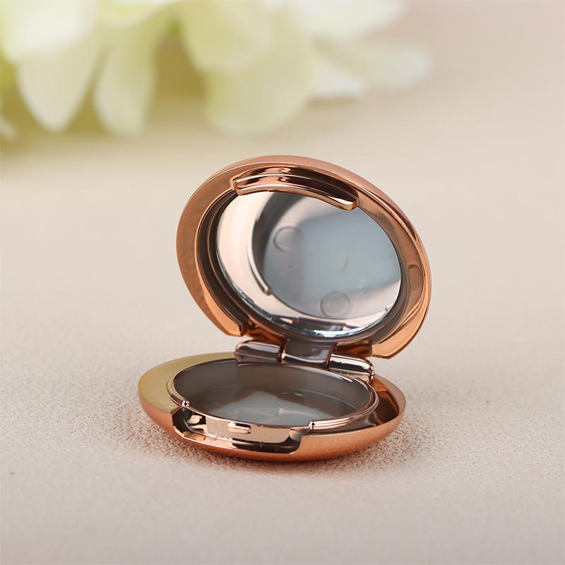 Золотая мини-пустая коробка для теней для век Highlight Rouge, косметический футляр для макияжа, многоразовые дорожные аксессуары, дозатор для косметики