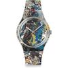 Часы Swatch NEW GENT POLLOCK'S ALCHEMY, SUOZ366, Унисекс, Прозрачные