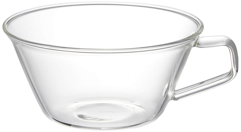 Kinto CAST Tea Cup 220ml Heat Resistant Glass Black Tea Safe 8437 Microwave/Dishwasher
