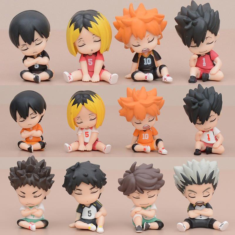 Фигурки-модели из ПВХ Haikyuu в позе сна для коллекционеров и фанатов аниме