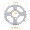 Цепи 428 37T/40T/41T/43T/48T 37MM-76MM Звездочки Задние Звездочки Для 110cc 125cc 140cc Мотоциклов Грязевых Питбайков