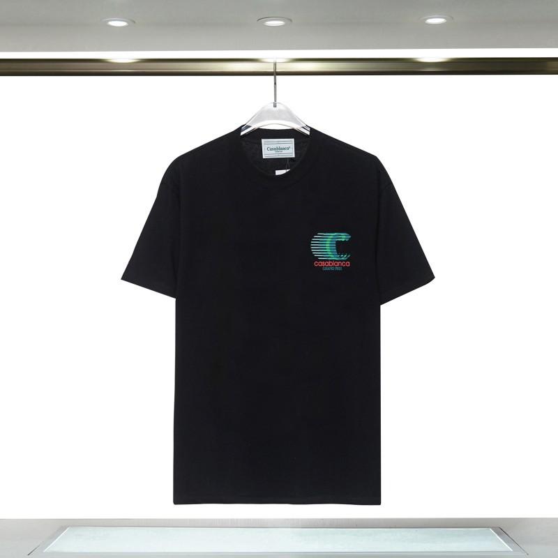Casablanca 23 spring and summer new fantasy gate starry sky castle casa letter logo short-sleeved couple T-shirt