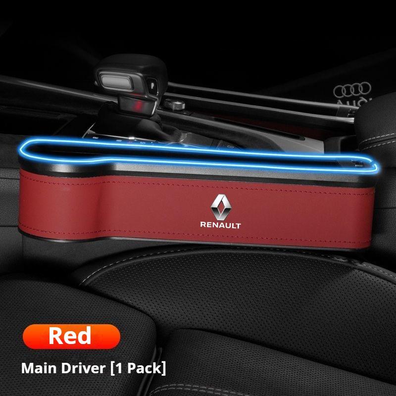 For Renault 2026 New Hub Caps Seat Side Storage Pocket for Car Seat Gap Filler Box For Renault Megane 2 3 Clio Scenic Duster Kap