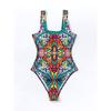 Sexy Print Swimwear Female One Piece Swimsuit Closed Push Up Women's Swimming Wear Bathing Suits Bodysuit Beach Pool Bather