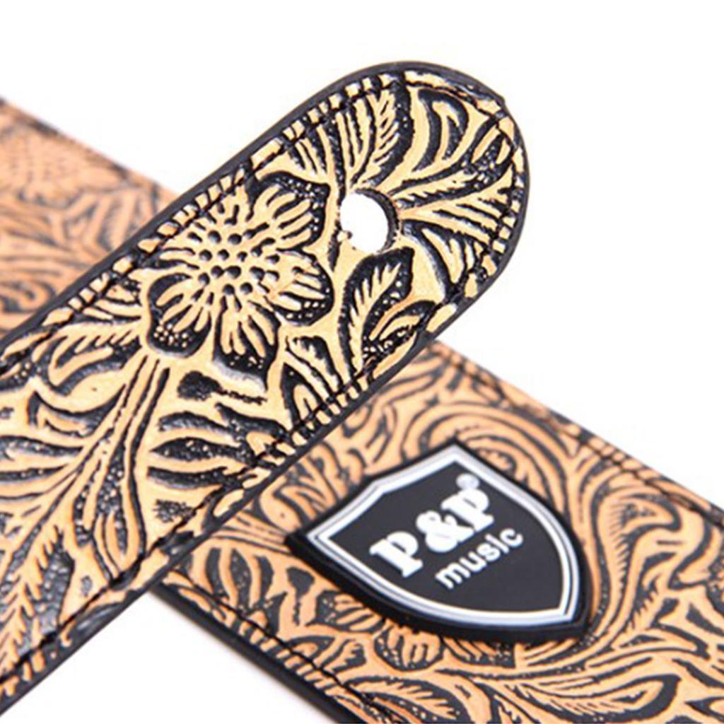 Ремень для гитары регулируемый наплечный ремень водонепроницаемая мягкая ПУ кожа для игры и переноски