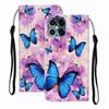 Purple Flowered Butterfly Shockproof Card Slots PU Leather Wallet Case for iPhone,Samsung,Huawei,Xiaomi,Moto,Tecno,Google,Nokia,Oppo,ZTE,Blackview...