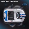 6V Electric Kids Bumper Car, 6V Spin Waltz Car, with Music, Horn, Lights - White