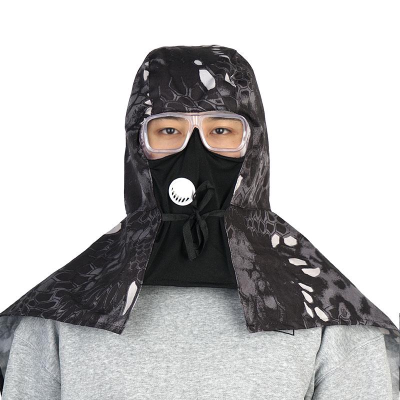 Промышленная пыленепроницаемая маска для лица и шаль для шлифовки, защита от пыли, идеально подходит для строительства и химического использования