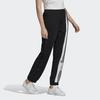 adidas Оригинальные брюки Adibreak Retro Sport Patchwork с боковыми кнопками и вязаными лампасами с буквами, женские, низ, черные, GJ6580