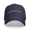 Latvija Red Latvia Baseball Cap Hip Hop Rave Dropshipping Men's Baseball Women's