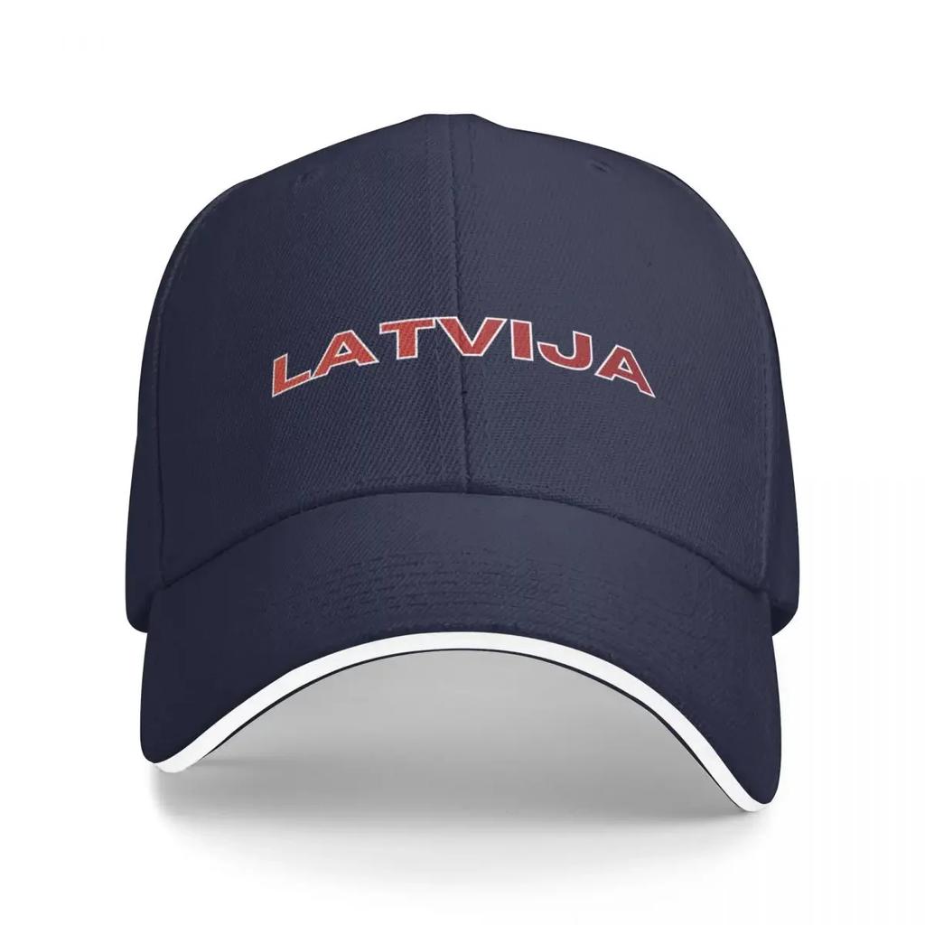 Latvija Red Latvia Baseball Cap Hip Hop Rave Dropshipping Men's Baseball Women's
