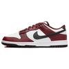 Dunk Low Dark Team Красные Черные мужские кроссовки Summit-White Team-White FZ4616-600