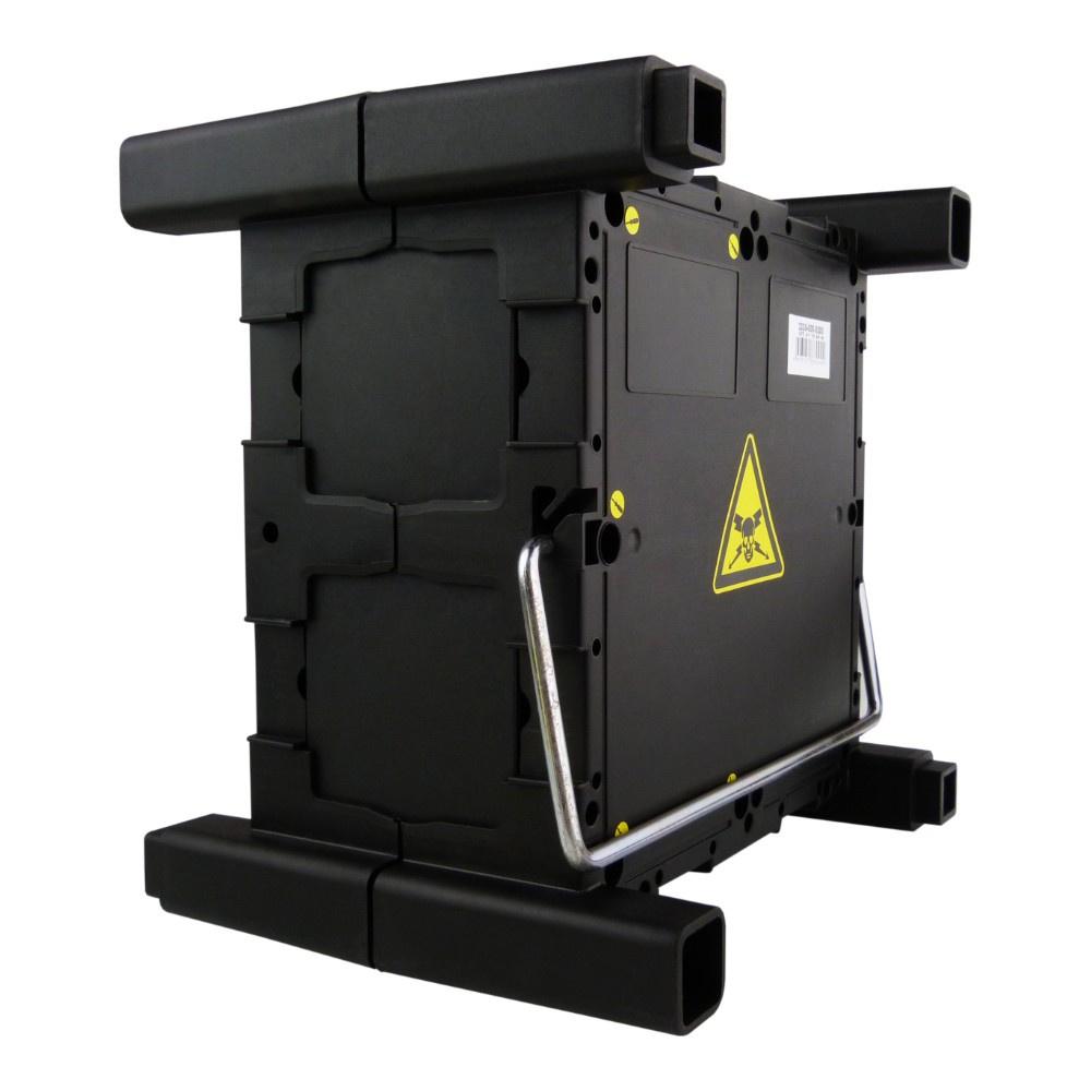 Distribution board with handle, hanging, surface-mounted, minibox, empty housing