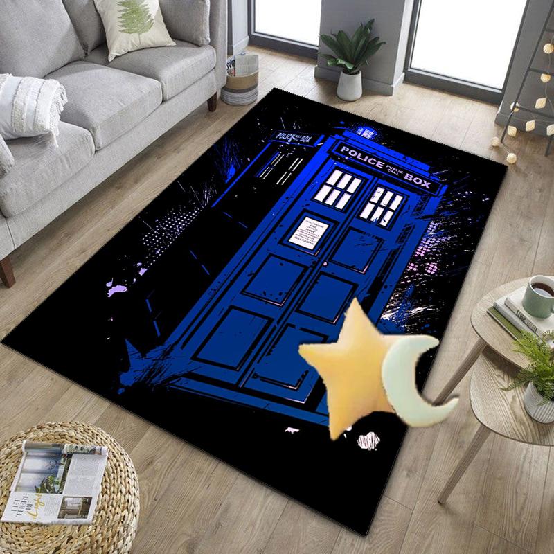 telephone booth Office Rug Chair Mat, Game Carpet, Suitable for Front Door, Bedroom, Living Room, Desk, Holiday Gift