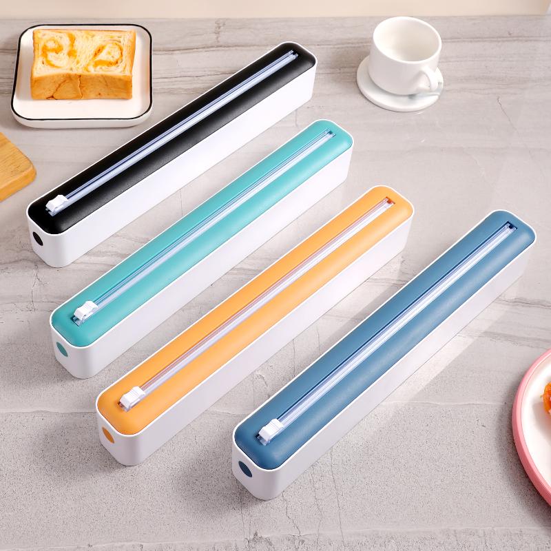 Бытовой Многофункциональный Резак для Пищевой Пленки, Скользящий Резак Без Разрывов, Подходит для Пластиковой Пищевой Пленки и Алюминиевой Фольги