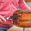 Icing Spatula, Stainless Steel Offset Cake Spatula with Wood Handle, Cake Decorating Spatula for Icing Cakes, Cheese, Pizzas