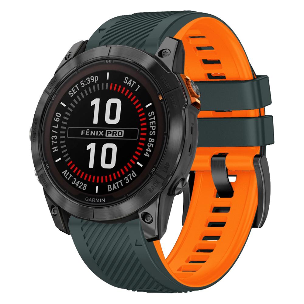 Быстросъемный силиконовый ремешок для часов 22 мм 26 мм для Garmin Fenix E 8 5 5X 6X 7 7X/Epix Pro Gen 2 TACTIX/Mk2 Mk2i G1/MARQ/Enduro 3 2