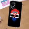 Croatia Coat Of Arms Flag For OPPO Reno 13F 11F 12F 14F 10 11 12 13 14 Pro 8T 7 8 Lite OPPO Find X9 X8 X6 X5 Pro Case