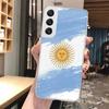 Мягкий чехол с флагом Аргентины для Samsung Galaxy S23 S22 Ultra S21 Plus S20 Fe S10 Lite S9 S8 + S10e S7 Edge Pattern Capa Case