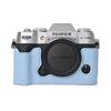 Получехол для камеры из ПУ кожи с рисунком личи для Fujifilm XT50 Fuji X-T50, с нижним отверстием для батареи, магнитной крышкой