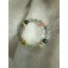 Natural Crystal Multi-Gemstone Five Elements Bracelet - Gold, Wood, Water, Fire, Earth Balance - Innovative and Popular Cultural Creation Bracelet
