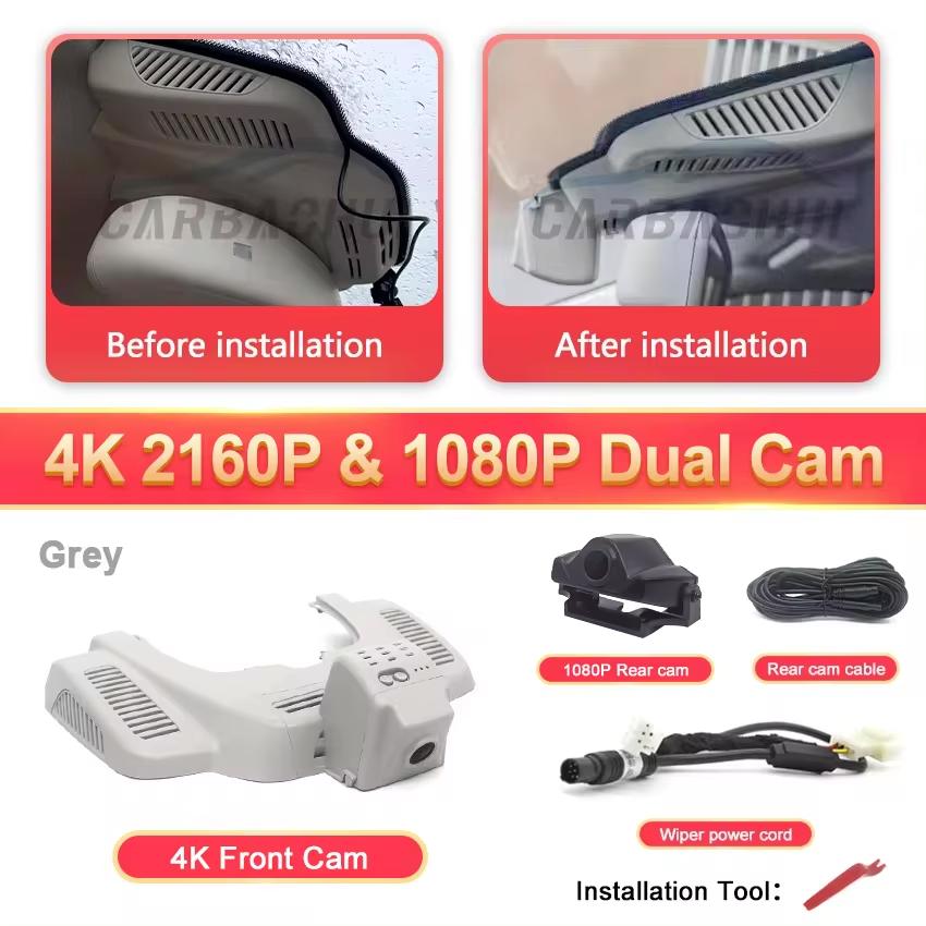 4K Wifi Car Dvr Dash Cam for Mercedes Benz GLE 350 400 450 500 43 53 63 2015 2016 2017 2018 for Mercedes Benz GLE w166 GLS x166