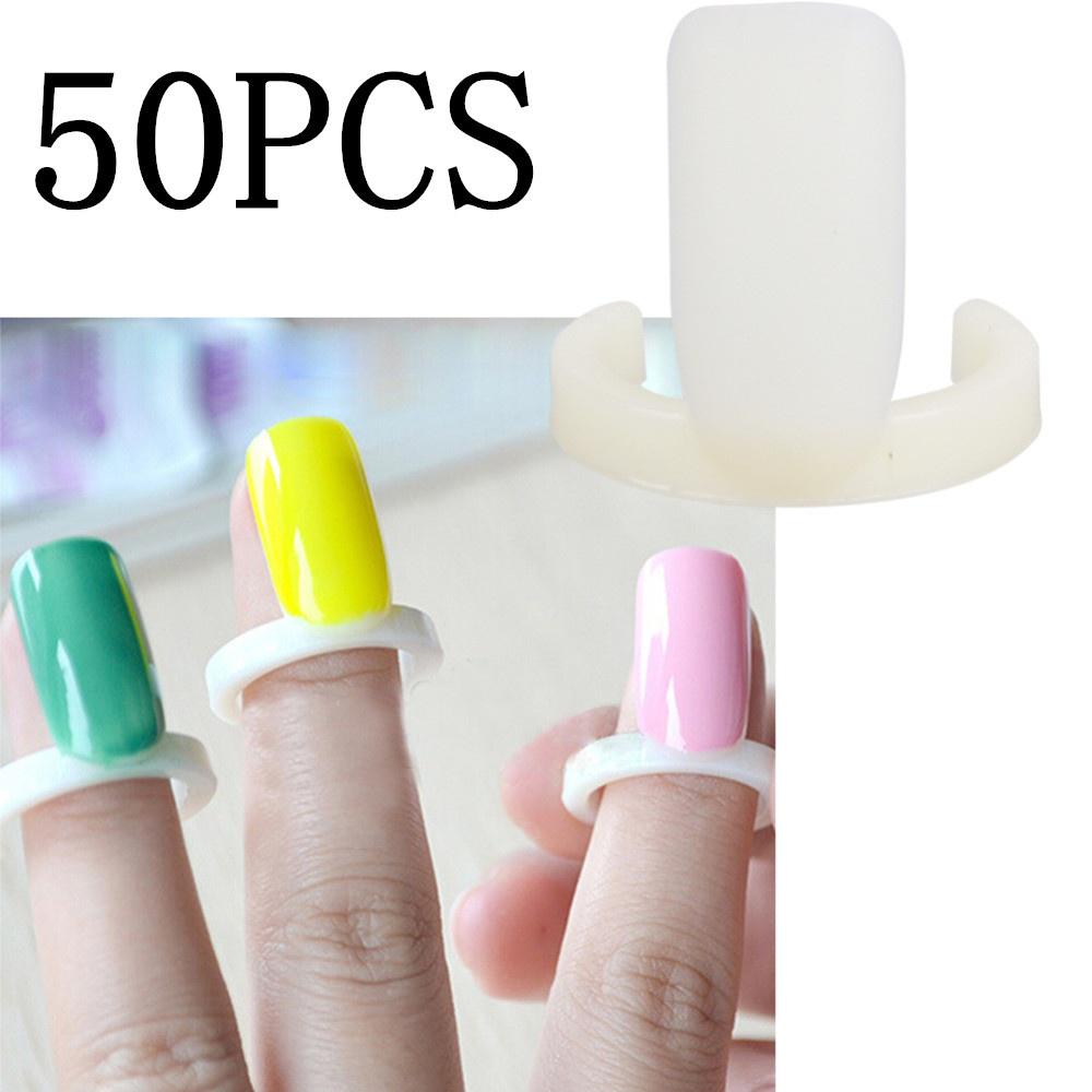 50 шт. накладные ногти DIY лак для ногтей цветное кольцо для карточек для дизайна ногтей