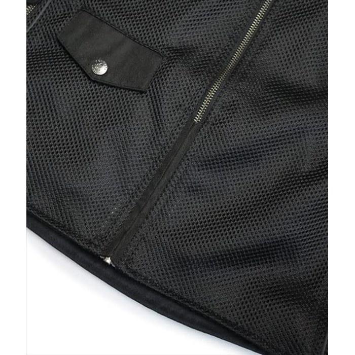 [ACE CAFE LONDON] Ride Mesh Hooded Jacket BK LW (Wide)