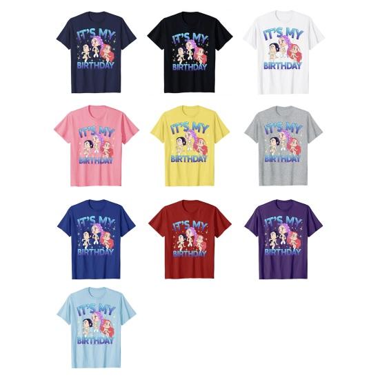 Tee Shirt Round Neck Short Sleeve Cartoon Anime Pattern Women T-shirt Loose Fit Breathable