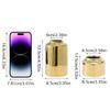 1PC Flower Arrangement Container Home Golden Glass Vase Flower Decoration Ceramics Tabletop Hydroponic Plant Vase Luxury 2 Sizes