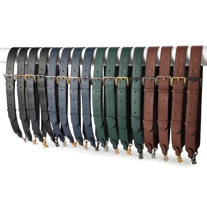 Универсальный широкий плечевой ремень из коровьей кожи с зернистой текстурой личи для сумки Dionysus (модель: MHS-A-9)