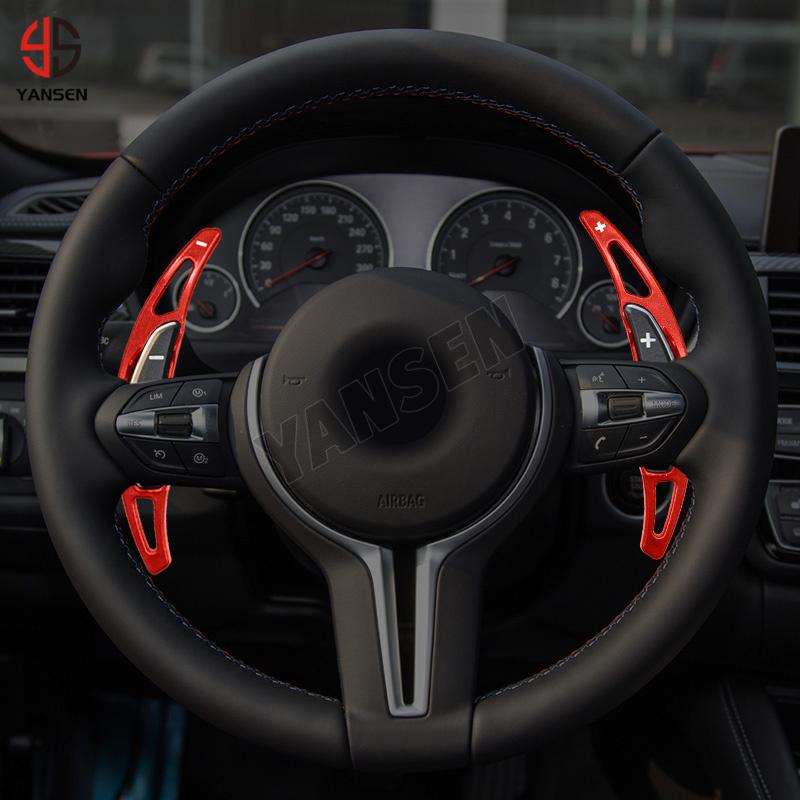 Car Steering Wheel Shift Paddle Shifter Extension For BMW M2 F87 M3 F80 M4 F82 M6 X5M X6M 2016 2017 Accessories