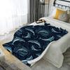 Cosmic Starry Blanket Microfiber Flannel Cover Blanket Bedroom Living Room Sofa Soft And Comfortable Home Decoration