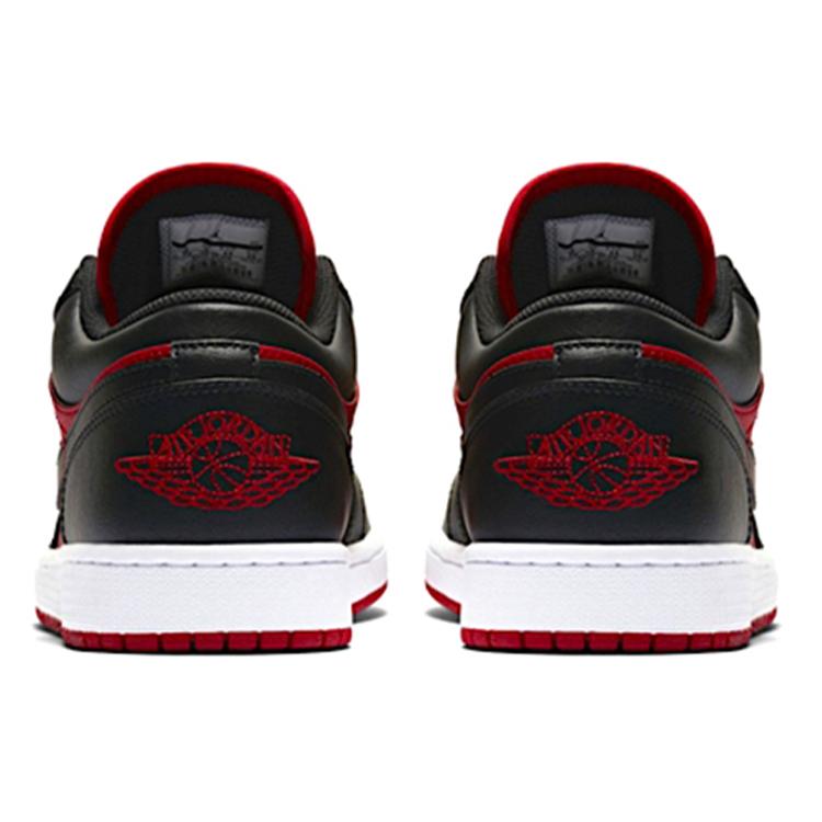 Jordan 1 Низкий Черный Gym Red 553558-610