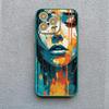 Художественная Живопись Портрет Крупным Планом Чехол для Телефона Для iPhone 16 13 11 12 14 15 Pro Max Mini XR XS X 15 14 7 8 Plus SE2 Задняя Крышка Funda