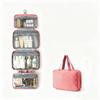 Large Capacity 4 Fold Toiletry Bag Wet Dry Separation Makeup Bag Travel Hanging Wash Bag  Home