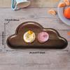 Wood Serving Tray Dried Fruit Plate Food Dish for Cupcake