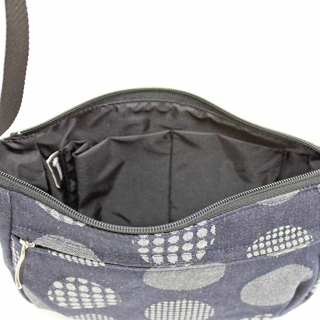 Сумка-кошелек на плечо темно-синяя [Bianco] женская