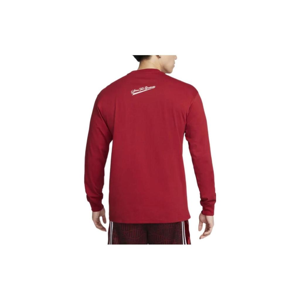 Nike Футболка с длинным рукавом и круглым вырезом с принтом букв X LeBron James X Liverpool, мужская, красная, FD4025-608
