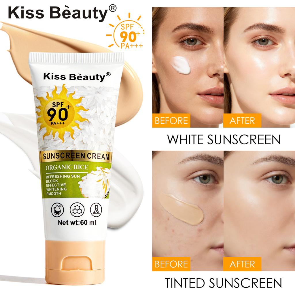Kissbeauty Рисовый Изолирующий Защитный Крем Многофункциональный Восстанавливающий Увлажняющий Для Мягкой Кожи