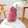PETCIRCLE Pet Circle Одежда для собак Одежда для кошек Бант Кружевная отделка Бархатное платье Платье