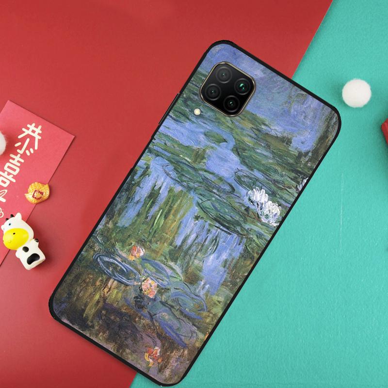Claude Monet Cool For Huawei Nova 9 10 SE 11 Pro 7i 8i 11i 12i Y73 Y72 Y61 Y91 Y90 Y70 Y60 P30 P40 Lite Case