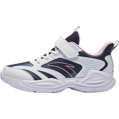 Удобные универсальные легкие амортизирующие низкие детские кроссовки для бега Детские кроссовки белые новые-чернильно-розовые A22435522N-1