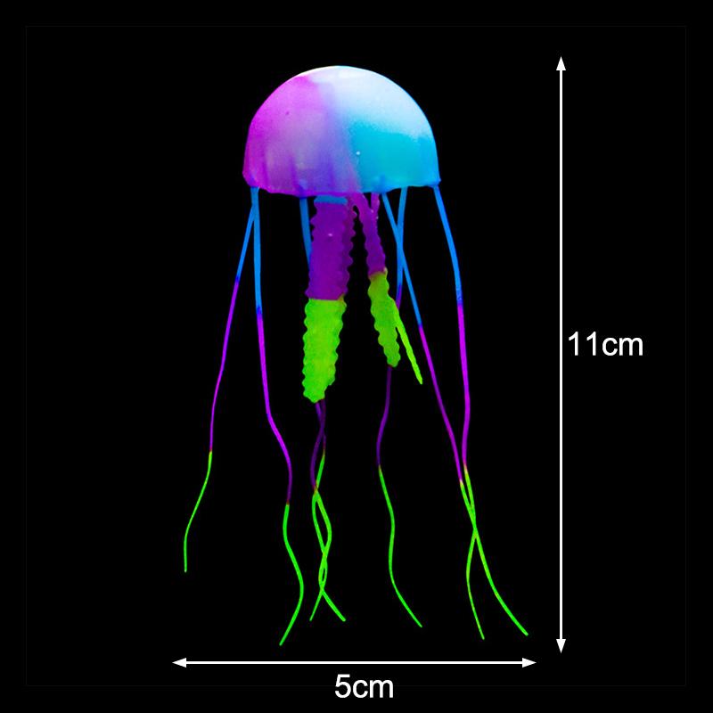 Красочные медузы украшения имитация аквариума реалистичный плавающий декор искусственный светящийся эффект медузы украшения