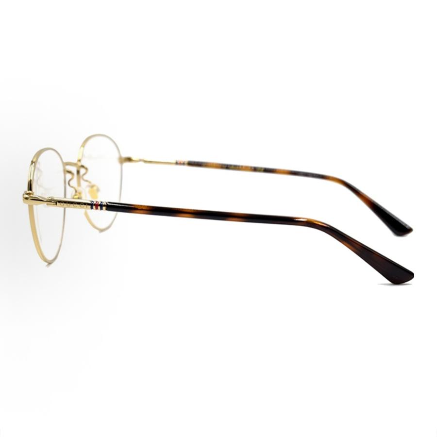 Gucci GG0392O-003 Роскошная круглая металлическая оправа для очков