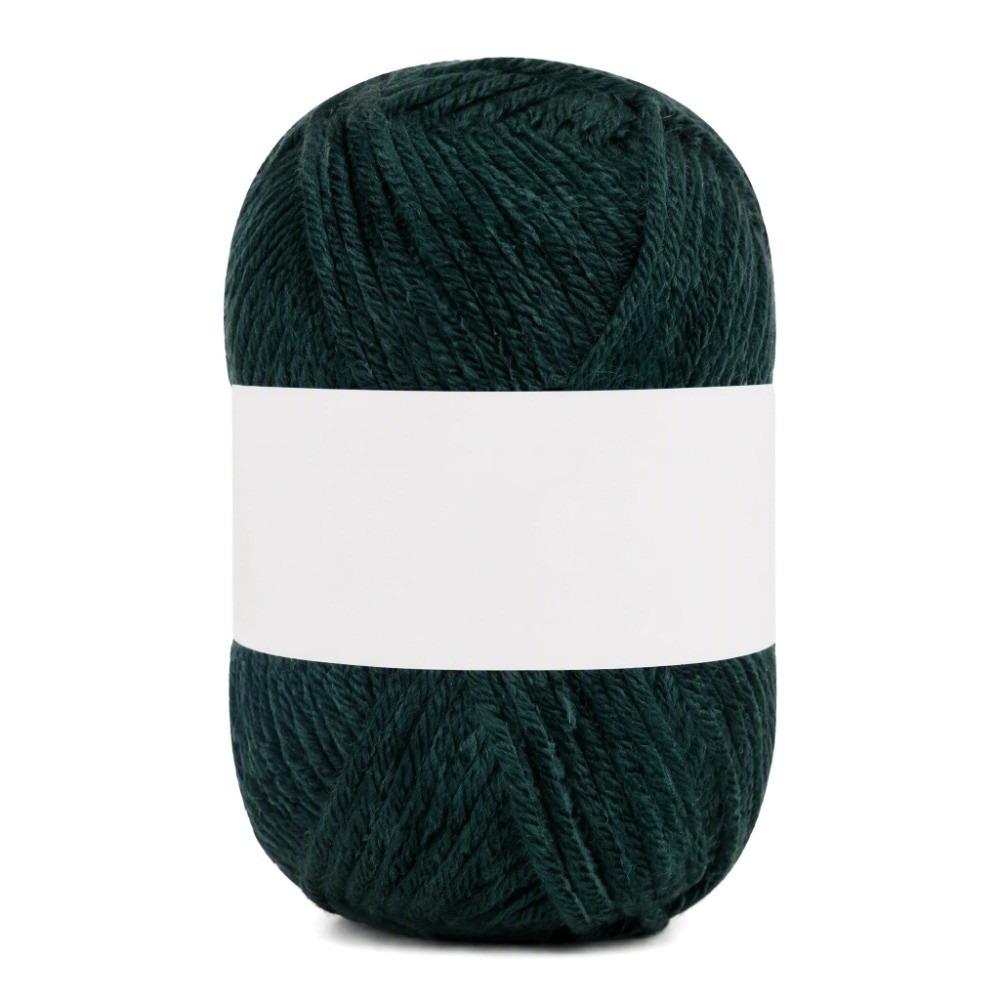 2pcs Dark Green Color Milk Cotton Yarn 60% Cotton 40% Acrylic DIY Knitting Yarn For Crochet