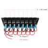 Автомобиль грузовик автофургон внедорожники морской 8-клавишный светодиодный переключатель панель 12/24 В кулисный переключатель панель автоматические выключатели с предохранителем