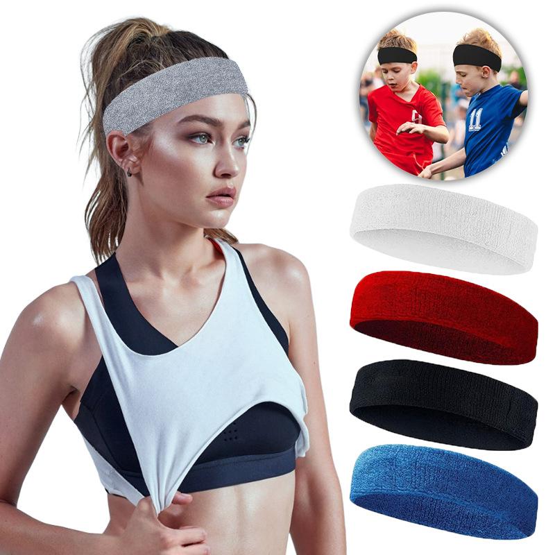 Спортивное полотенце, Повязка на голову, Беговая влагопоглощающая уличная повязка для йоги, Повязка на голову, Защита головы, Однотонная фитнес эластичная влагоотводящая лента