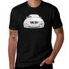 Rover 45 British Classic Car Monochrome T-Shirt Mens Graphic T Shirts Funny T Shirts Cotton Funny T Shirts Man T-Shirt